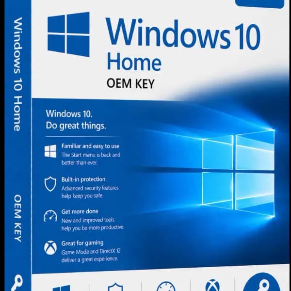 Windows 10 Home - 1 PC OEM Product Key (Global)