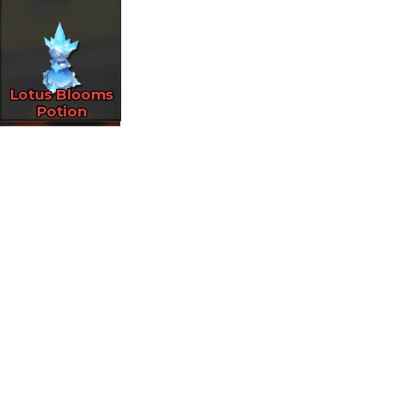 Roblox Magic Loot->Lotus Blooms Potion