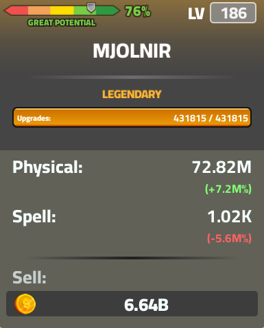 Dungeon Quest | Mjolnir Slide 1